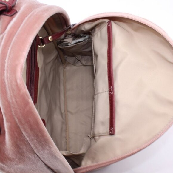 Michael Kors Shoulder Bag Purse Backpack Pink Velvet New Minor Defect main image 4